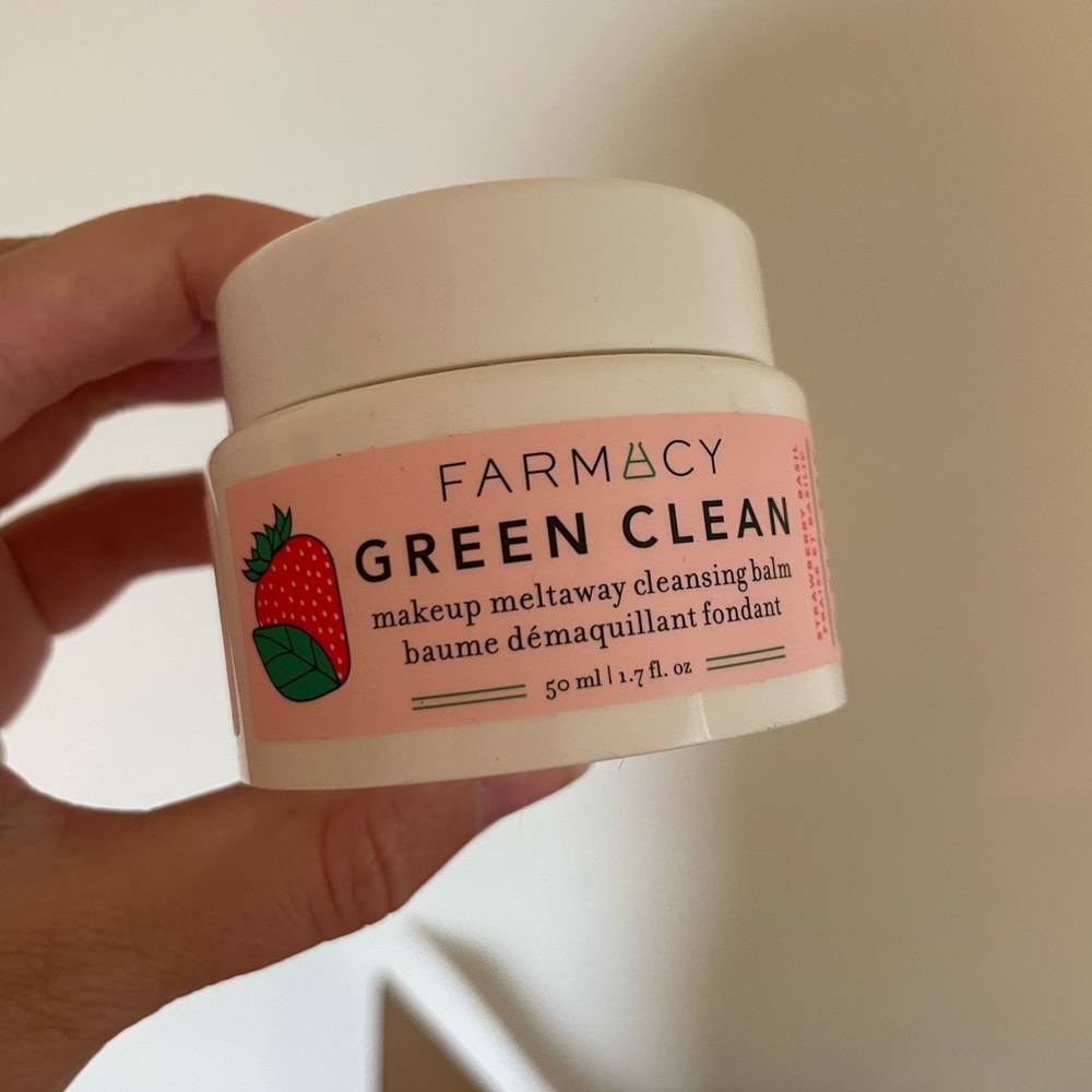 Farmacy Green Clean strawberry basil cleansing balm
